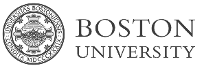 Boston University logo and seal.